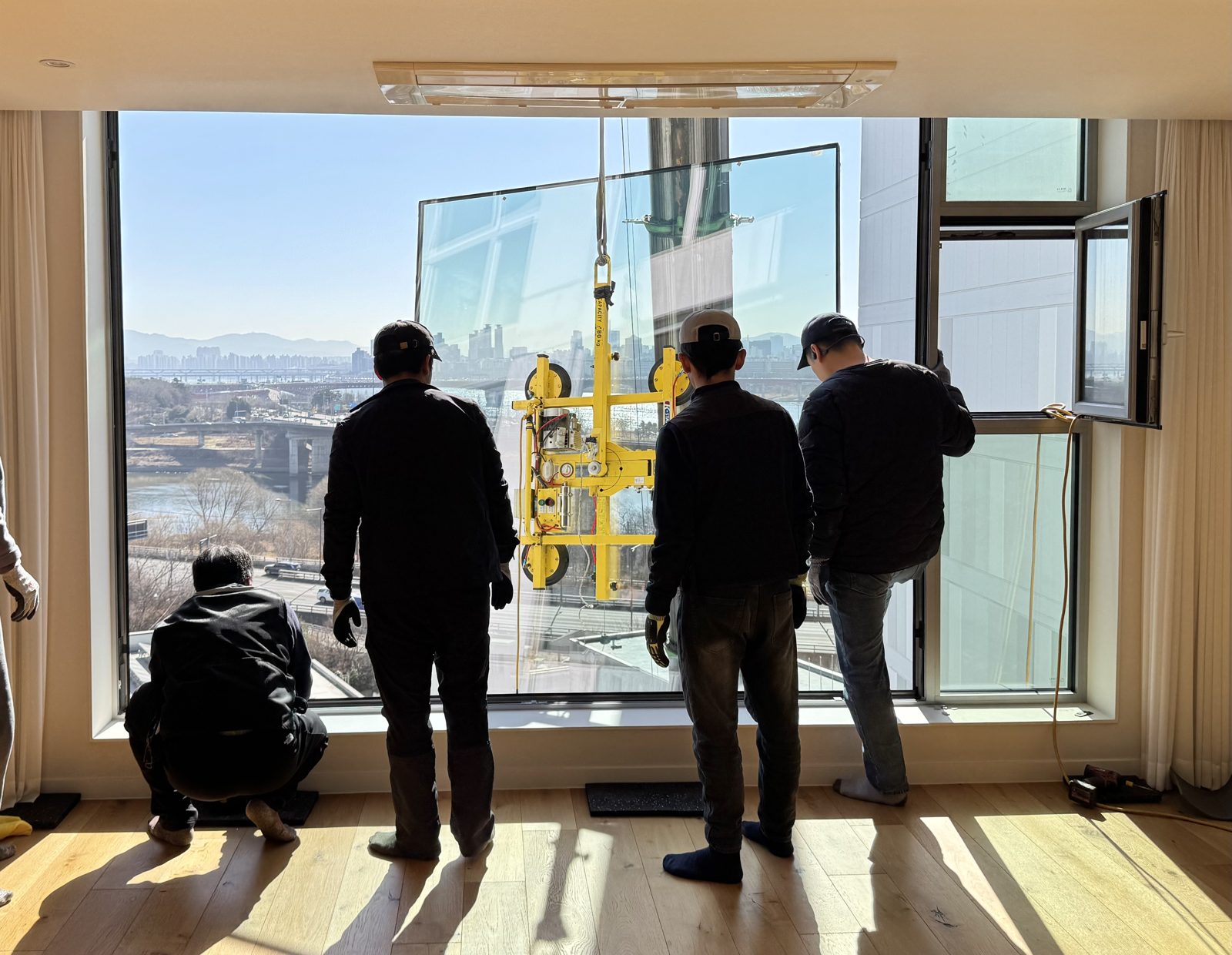 창문 유리 교체 시공 시공 사진 1